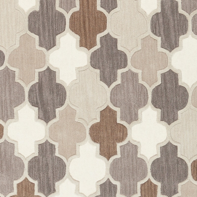 Randall Handmade Geometric Moroccan Wool Area Rug