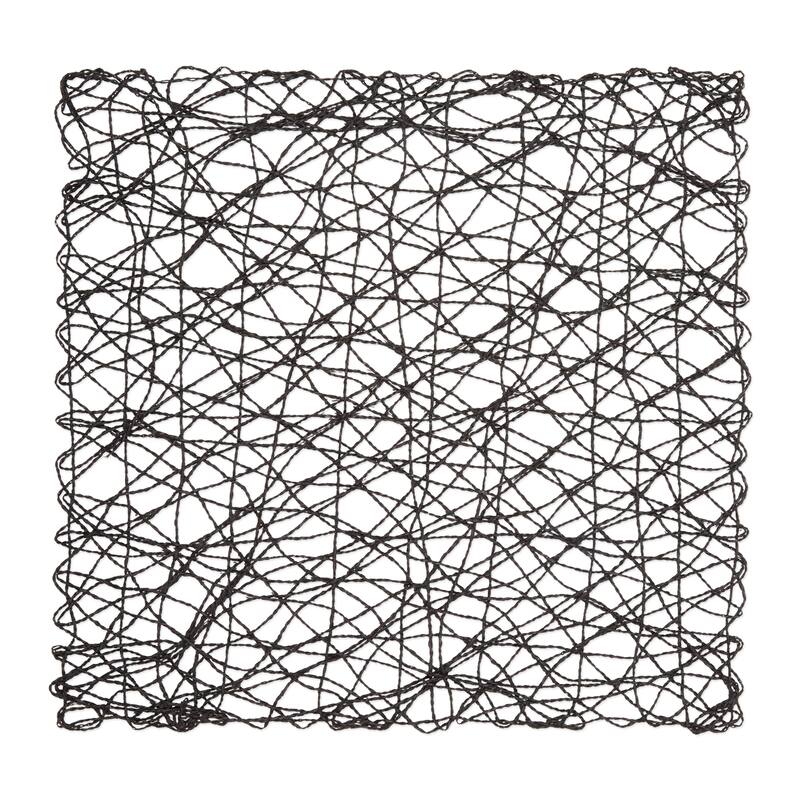 Design Imports Woven Paper Kitchen Placemat Set (Set of 6)