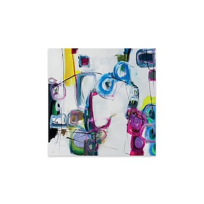 Mardi Gras Print On Acrylic Glass by Jane M. Robinson