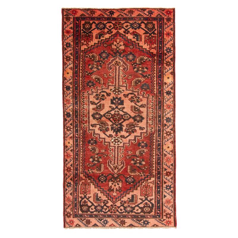 ECARPETGALLERY Hand-knotted Andelz Red Wool Rug - 3'2 x 6'3