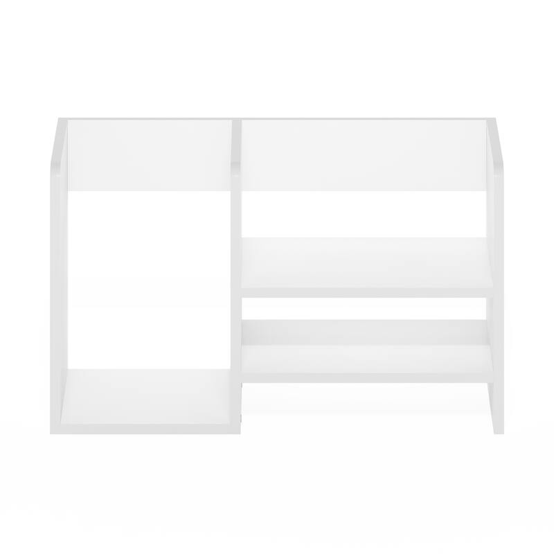 Furinno Hermite Wood Desktop Book and Home Office Supplies Storage Organizer, Espresso
