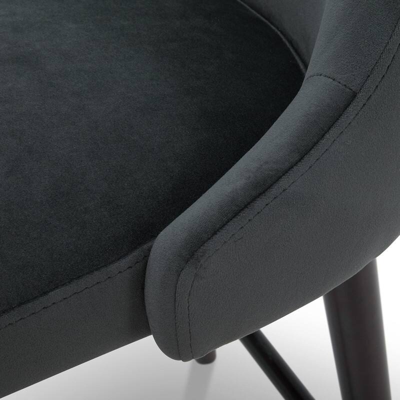 Spruce & Spring Hazel Upholstered Counter Height Swivel Barstool with Back