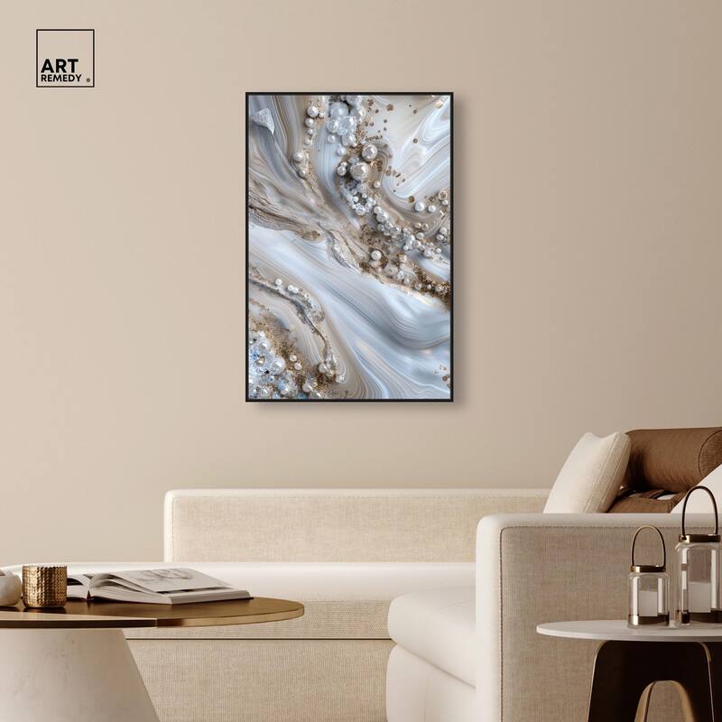 Effervescent Earth Canvas by Art Remedy