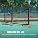 preview thumbnail 10 of 19, Pickleball Net Set Weather Resistant Steady Metal Frame & Strong PE Net, for Outdoor Backyard Driveway
