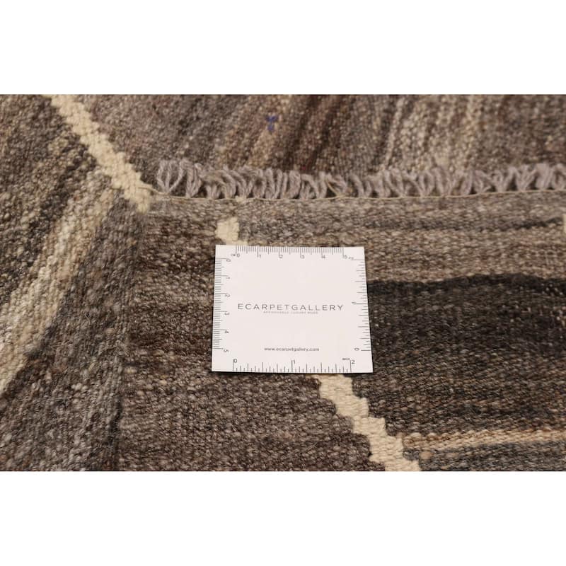 Sivas Taupe Kilim 8'6" x 11'2" - 8'6 x 11'2