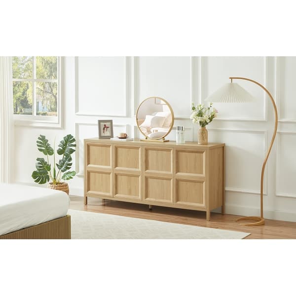 modern dresser with soft-close drawers Amazon.com: Standifurno 9 Drawer Double Dresser for Bedroom, Modern Curved Wood Chest Drawers of Handleless, Large Storage Dresser Bedroom, Living Room, Entryway, Walnut : Home & Kitchen