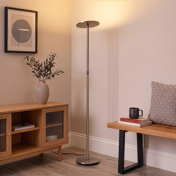 Brightech Sky 63 in. Industrial Dimmable LED Floor Lamp with