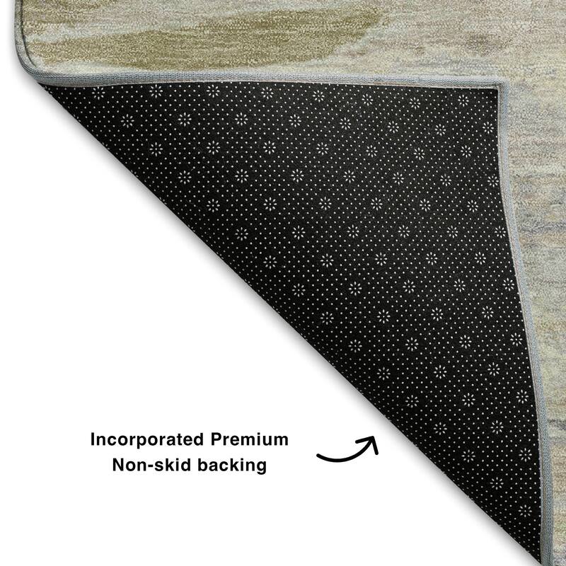 Premium Washable Super Soft Stripe Ombre Mayfield Rug