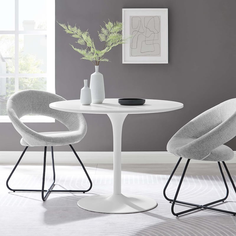 Pursuit 40" Dining Table - White White