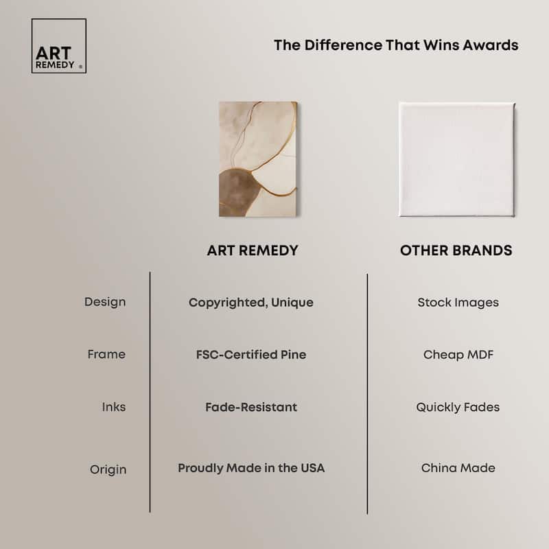 Taupe Terrain I Canvas by Art Remedy, Gallery Wrapped