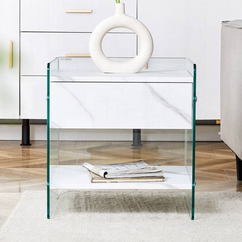 Bedside table with drawers