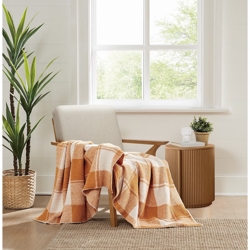 Brooklyn Loom Feathered Ombre 50x70 Throw