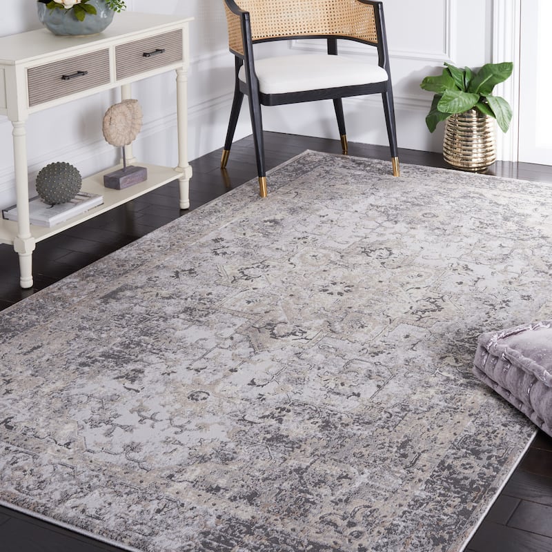 SAFAVIEH Vogue Cordelia Oriental Medallion Rug - 5'3" x 7'6" - Grey/Beige