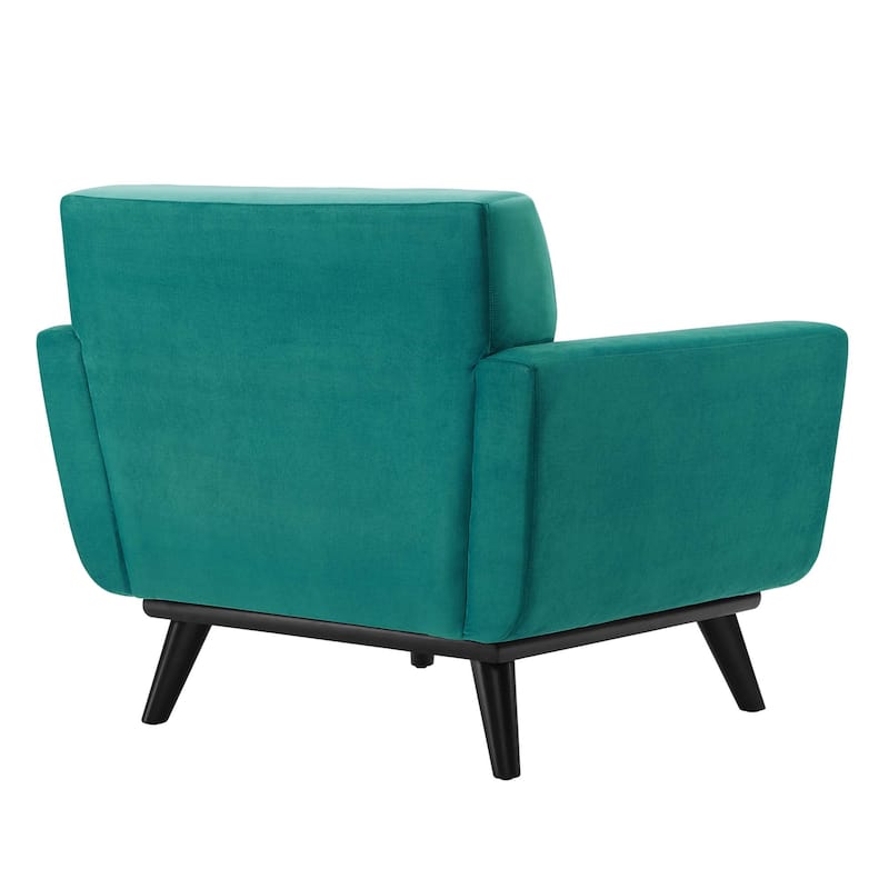 Engage Channel Tufted Performance Velvet Armchair