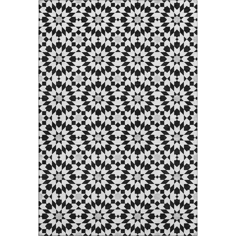 Premium Washable Super Soft Modern Mosaic Mayfield Rug