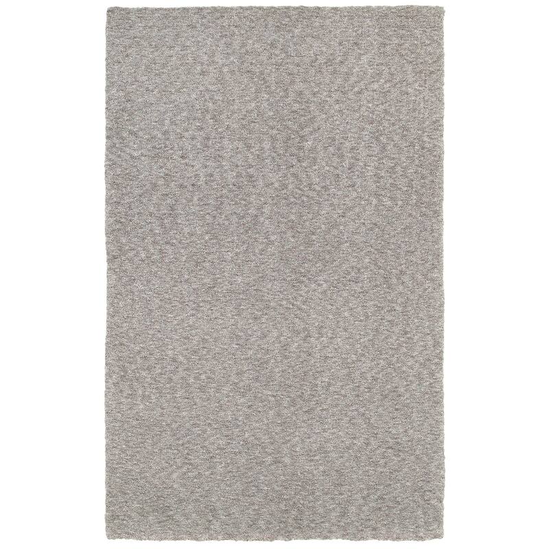 Style Haven Farum Heathered Shag Rug - 3' x 5' - Silver - Rectangle