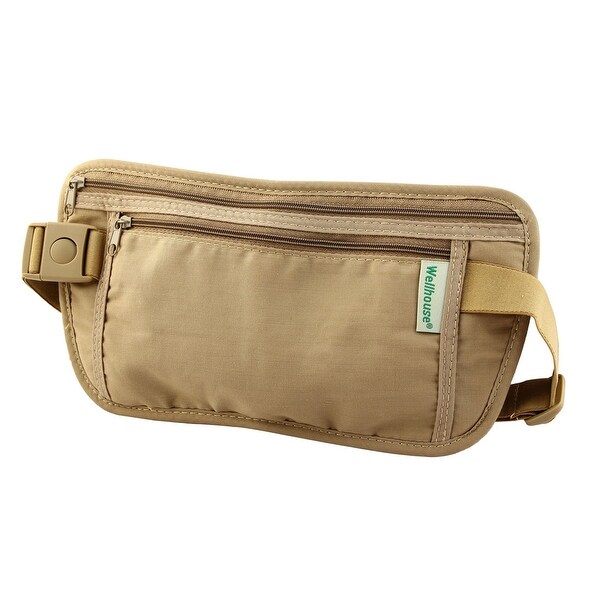 Wellhouse Authorized Keys Phone Pouch Holder Jogging Sports Waist Bag Khaki L