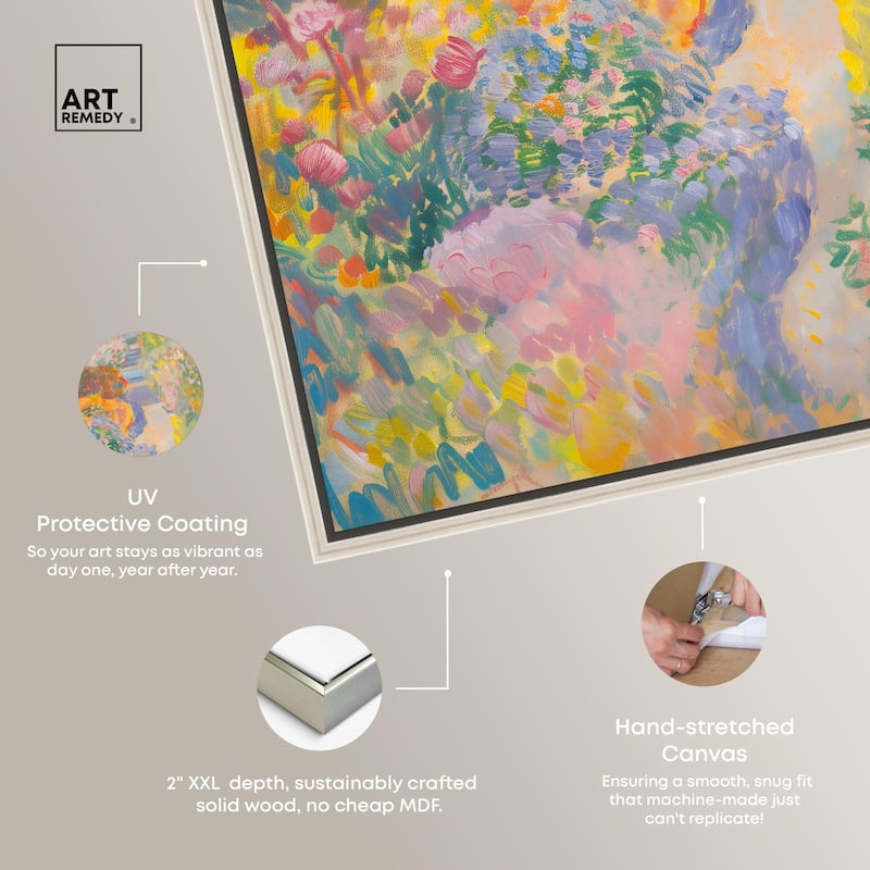 Hues of Happiness II Canvas by Art Remedy