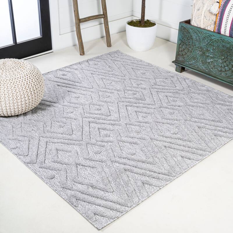 JONATHAN Y Salines Moroccan Diamond Indoor/Outdoor Area Rug