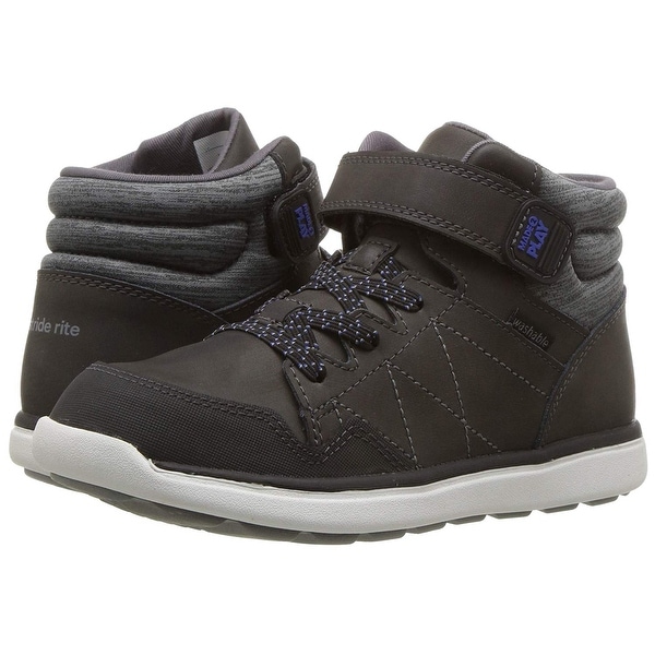 stride rite white high top shoes