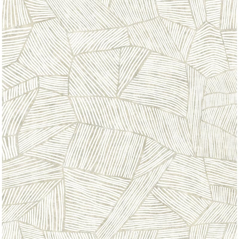 Zen Garden Cream Peel and Stick Wallpaper