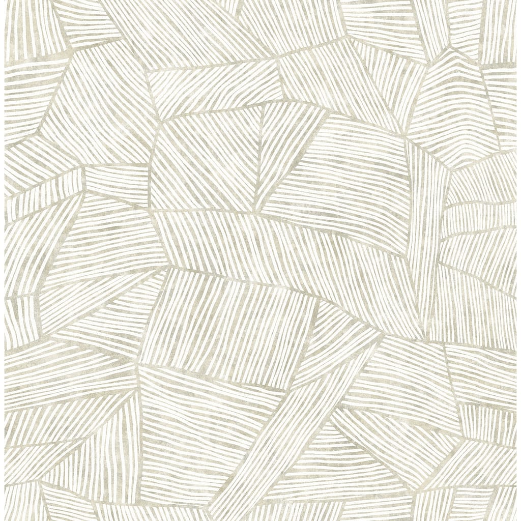 Zen Garden Cream Peel and Stick Wallpaper