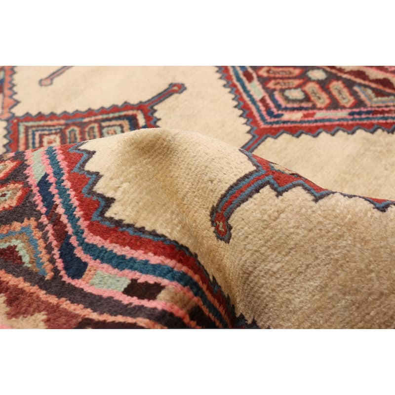 ECARPETGALLERY Hand-knotted Andelz Cream Wool Rug - 3'5 x 9'1