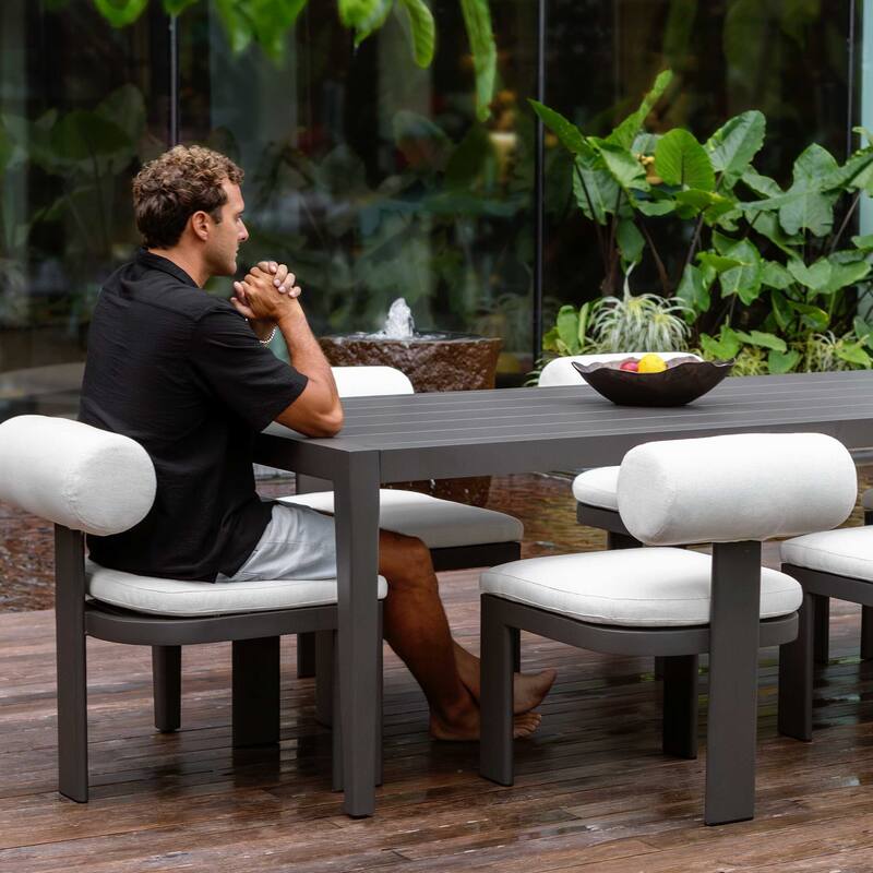 Uttermost Bolster Back Outdoor Dining Chair