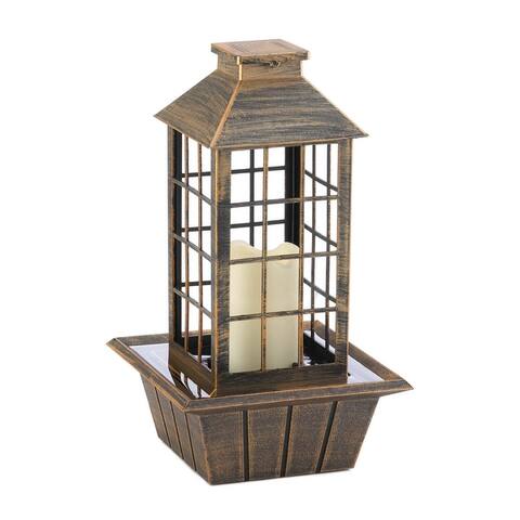 Lantern Tabletop Fountain 13.5"