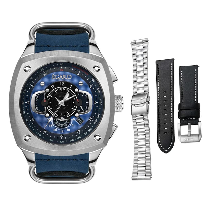 Egard Men's VI-Viking Blue Dial Watch - WCH-5083-G0N113 - 6 (36)