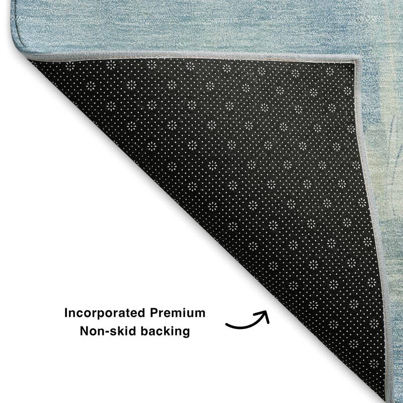 Premium Washable Super Soft Modern Watercolor Mayfield Rug