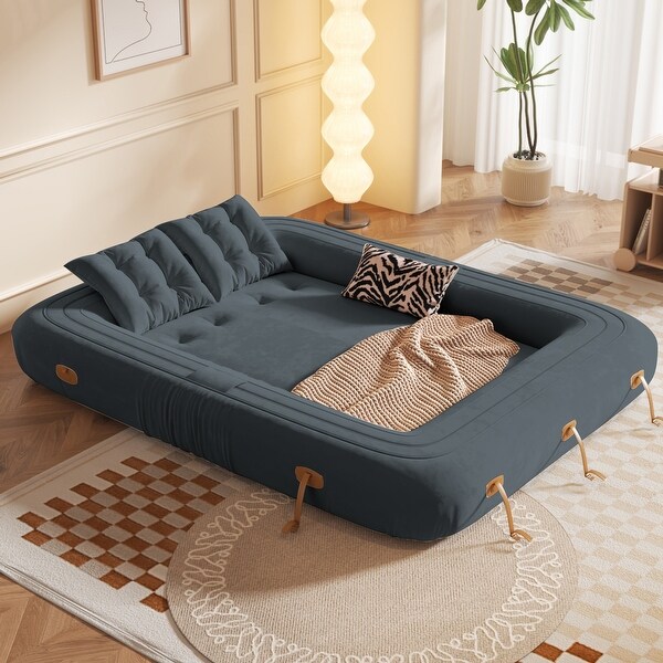 Sleeper sofa with inflatable mattress discount