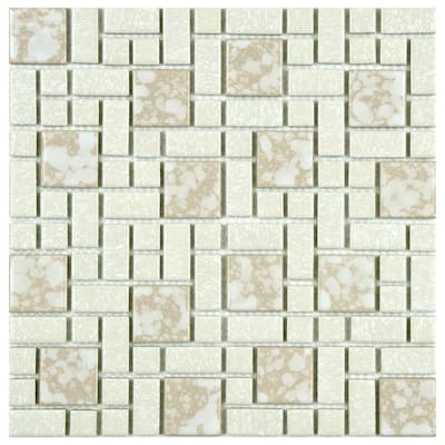 Merola Tile University Bone 11-3/4" x 11-3/4" Porcelain Floor and Wall Tile