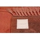 preview thumbnail 9 of 7, ECARPETGALLERY Hand-knotted Color Transition Salmon Wool Rug - 6'4 x 9'8