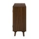 preview thumbnail 28 of 41, Gius Contemporary Multifunctional Manufactured Wood Frame Sideboard with Beech Wood Doors by HULALA HOME