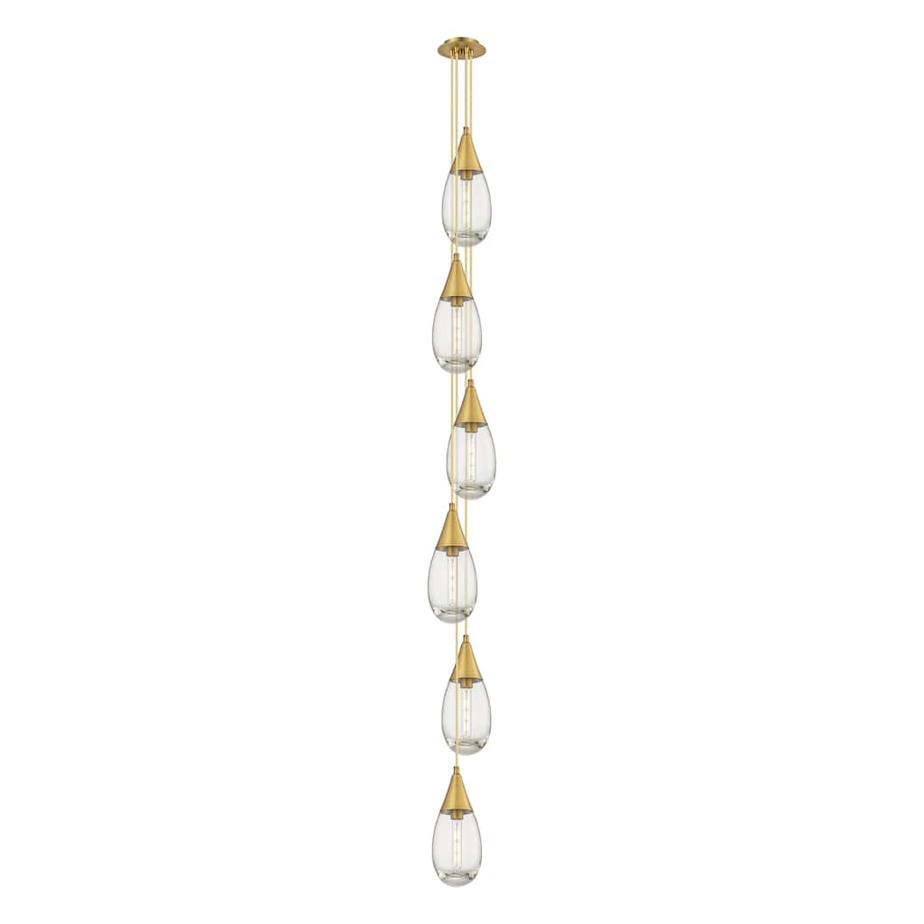 Innovations Lighting Milan - 6 Light 4" Cord Hung Multi Pendant - 6" Canopy