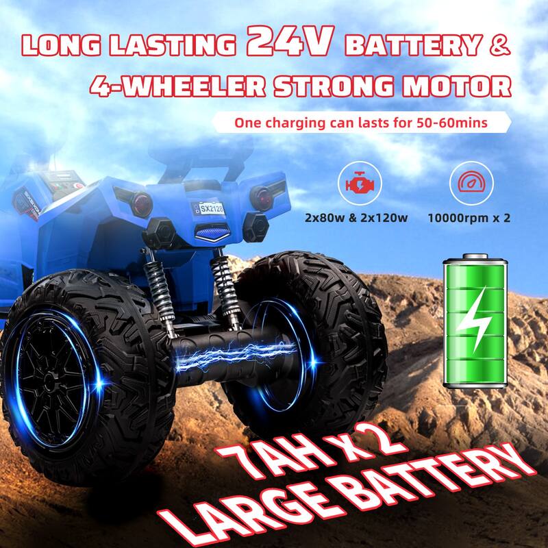 24V Battery Powered Electric Ride on Car Powerful Engine Motor Toy for Kids Best Gifts