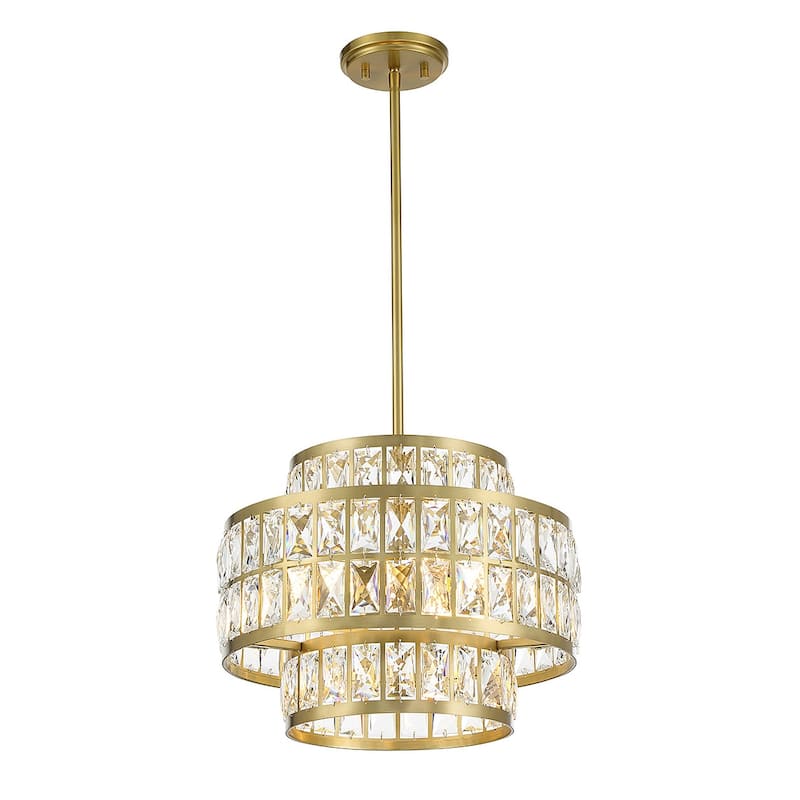 Savoy House 7-9044-3 Renzo 3 Light 16" Wide Crystal Pendant