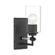 preview thumbnail 12 of 16, Minka Lavery Binsy - 1 Light Bath Vanity in Coal Finish 1 Light