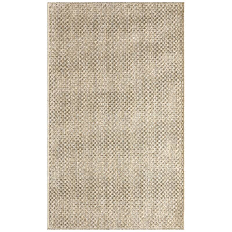 Nourison Tulum Indoor/Outdoor Solid Area Rug - 2' x 3' - Cream