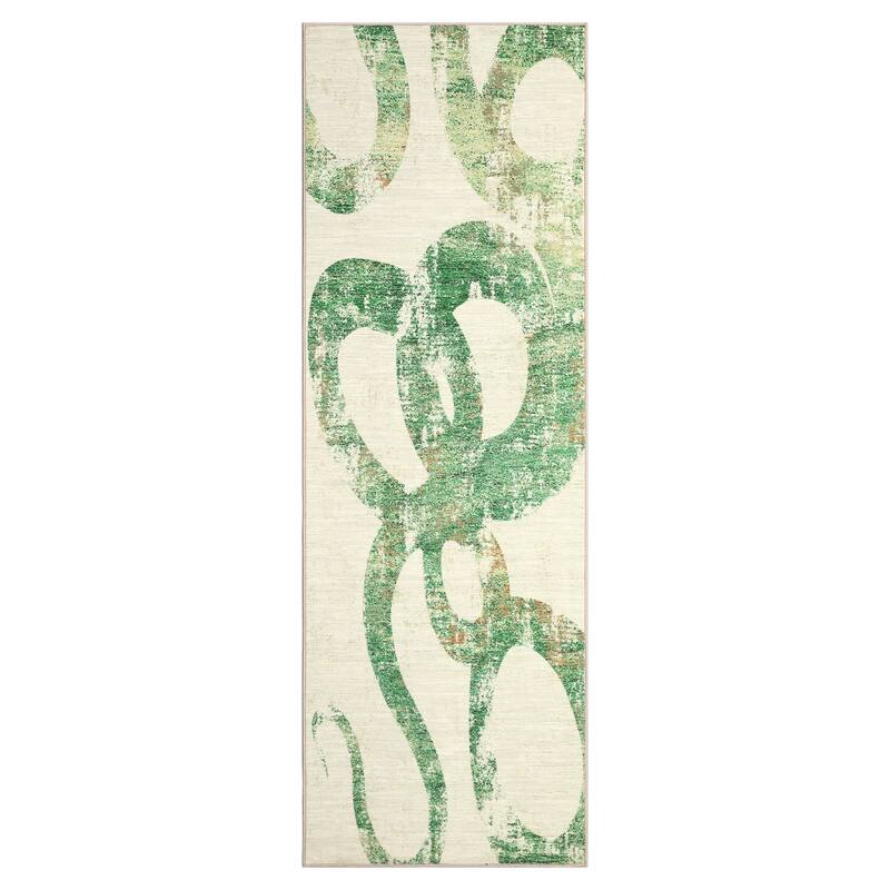 Modern Washable Area Rug Animal Snake Pattern Rug Home Decor Snake Carpet, Low Pile Non Slip Rug