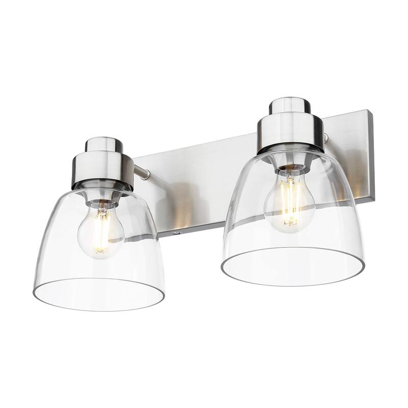 Golden Lighting 9314-BA2 CLR Remy 2 Light 17" Wide Vanity Light