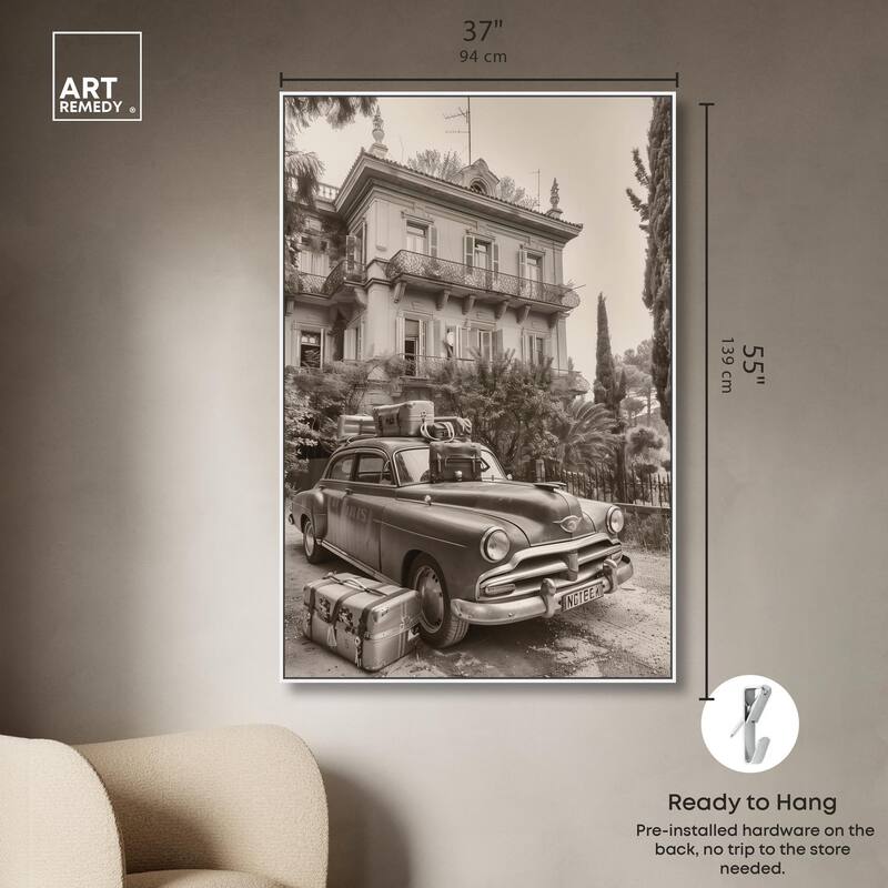 Pack Up the Car Canvas by Art Remedy