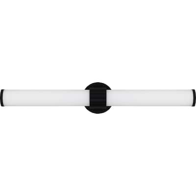 Kaye Integrated LED Matte Black Bath Light