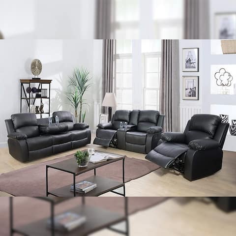 StarHomeLiving Belle Leather Living Room Set