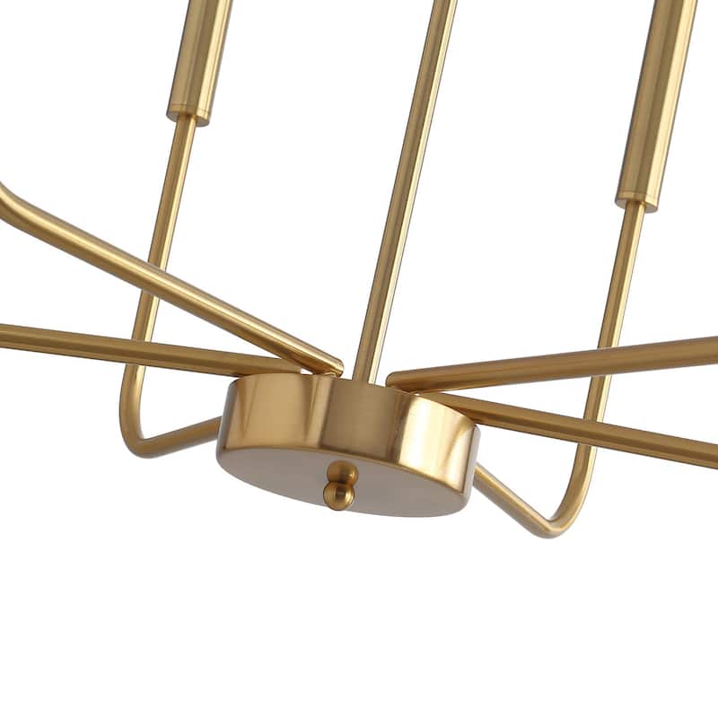 Modern 6-Light Candle Style Kitchen Island Chandelier