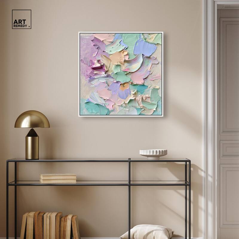 Flowing Mousse II Canvas by Art Remedy