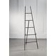 preview thumbnail 2 of 3, 55"H Black Metal Ladder Tripod Floor Easel - 55"