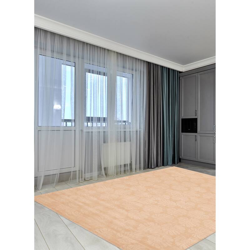 ECARPETGALLERY Hand Loomed Kashkuli Gabbeh Beige, Tan Wool Rug - 7'9 x 11'5