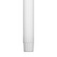 preview thumbnail 9 of 7, LED Flickering Flameless Taper Church-Top Christmas Candles - 9.75" - White - Set of 2